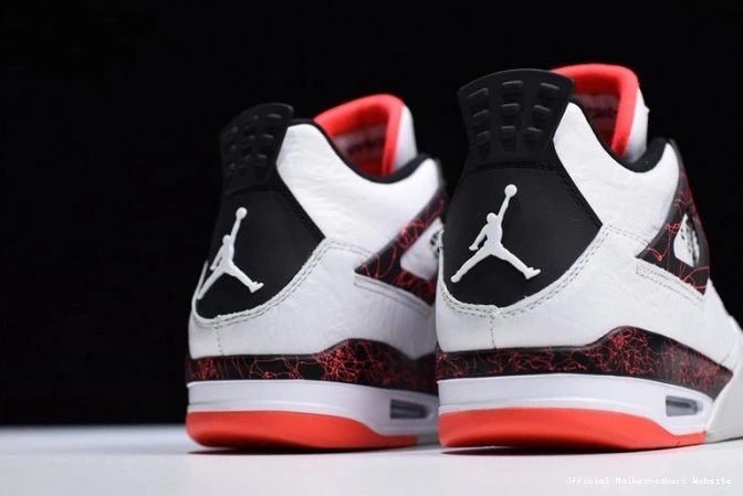 Official Maikesneakers Air 308497-116 4 Retro Jordan Lava Hot 0808